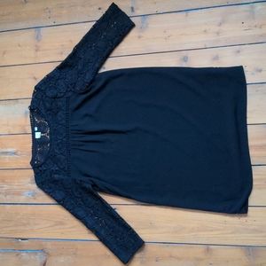 TWIK crochet long sleeves dress